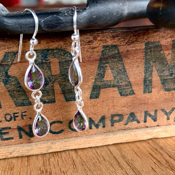 fire monkey Jewelry - ✨MYSTIC TOPAZ + STERLING  EARRINGS✨
